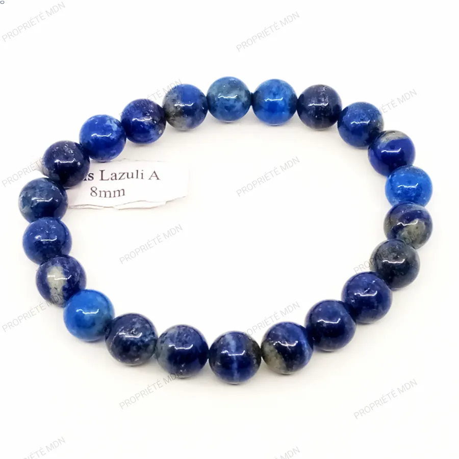 Lapis lazuli 08mm qualite a afghanistan