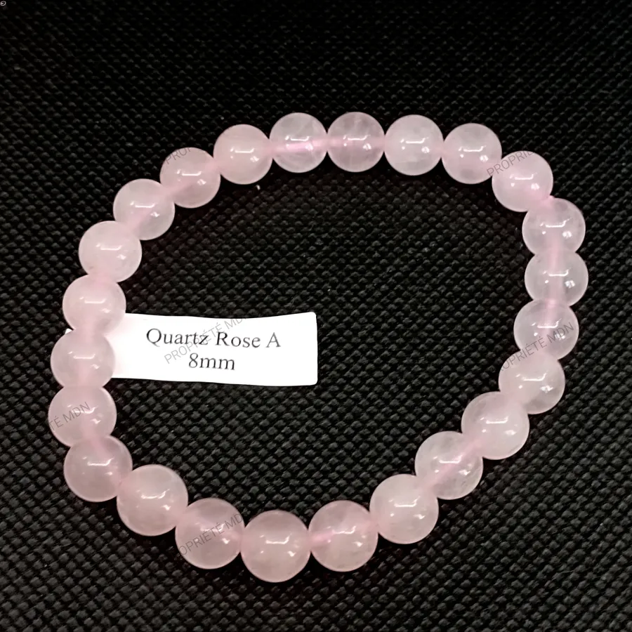 bracelet quartz rose 08mm