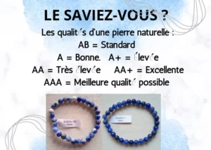 6 pièces bracelet pierre naturelle lithotherapie bracelet perle
