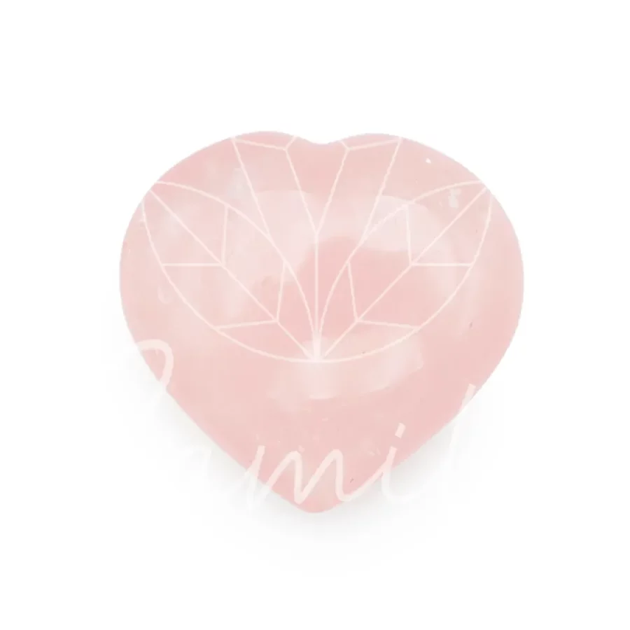 cœur quartz rose