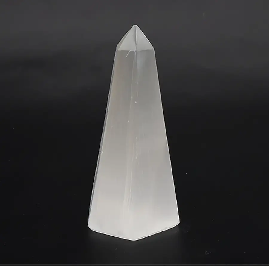 obelisque-selenite-maroc-10cm