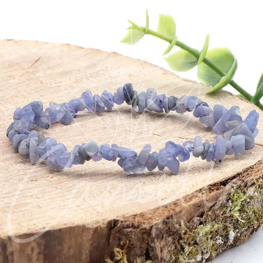 bracelet baroque tanzanite