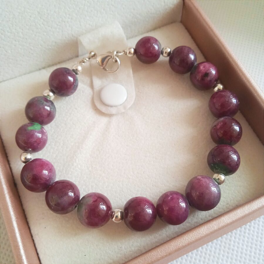 BRACELET RUBIS PIERRE NATURELLE