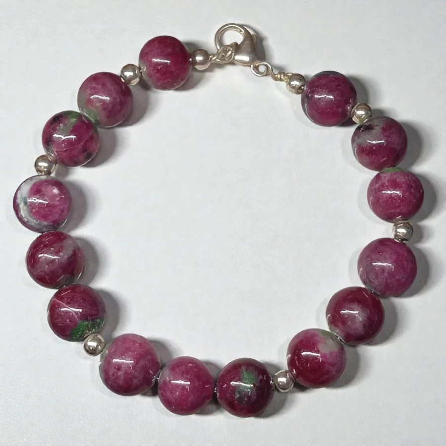 BRACELET RUBIS PIERRE NATURELLE