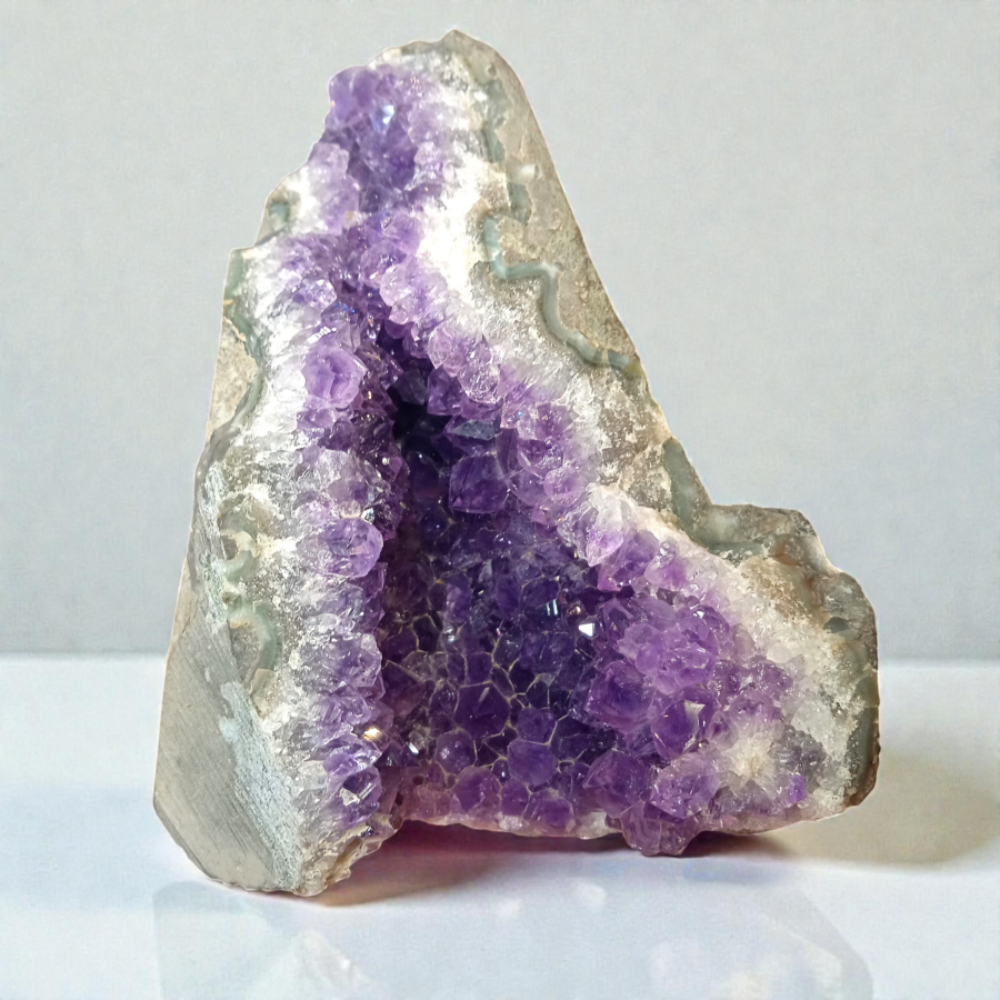 Géode Uruguay 690G bord brut qualité AA