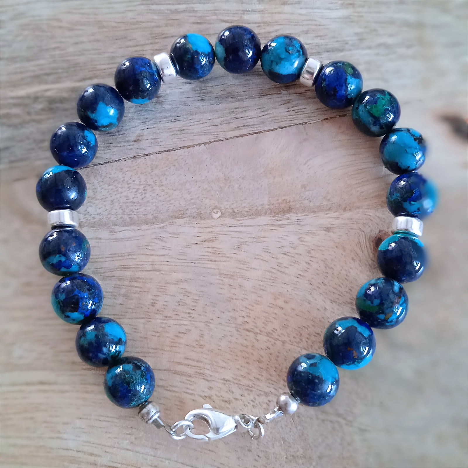 création azurite malachite chrysocolle AAA