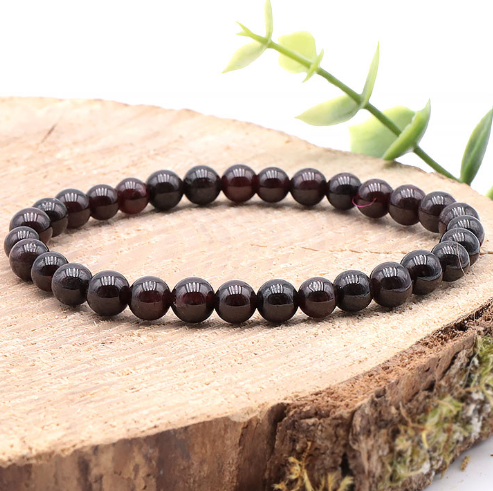 BRACELET GRENAT ROUGE ALMANDIN PAKISTAN
