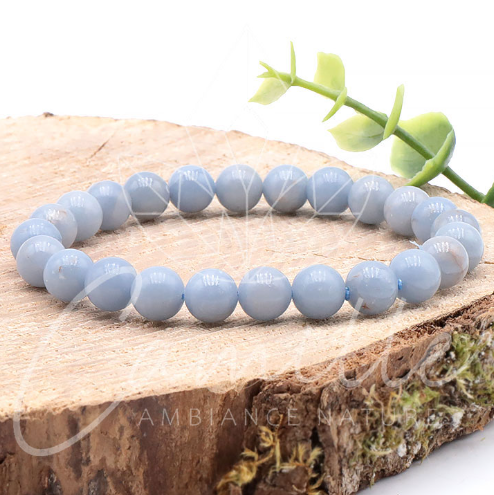 BRACELET ANGÉLITE PIERRE NATURELLE DU PÉROU – Image 2