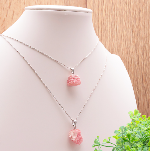 PENDENTIF RHODOCHROSITE BRUTE AA ARGENTINE
