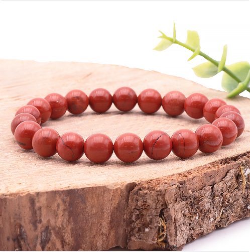 jaspe rouge 08mm pierre naturelle Afrique du sud