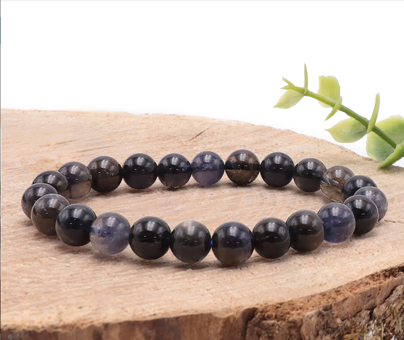bracelet cordiérite 06mm aa