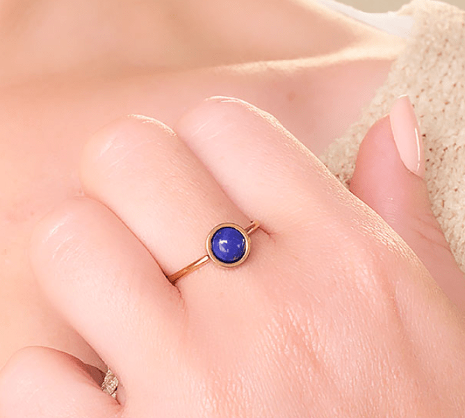 bague lapis lazuli