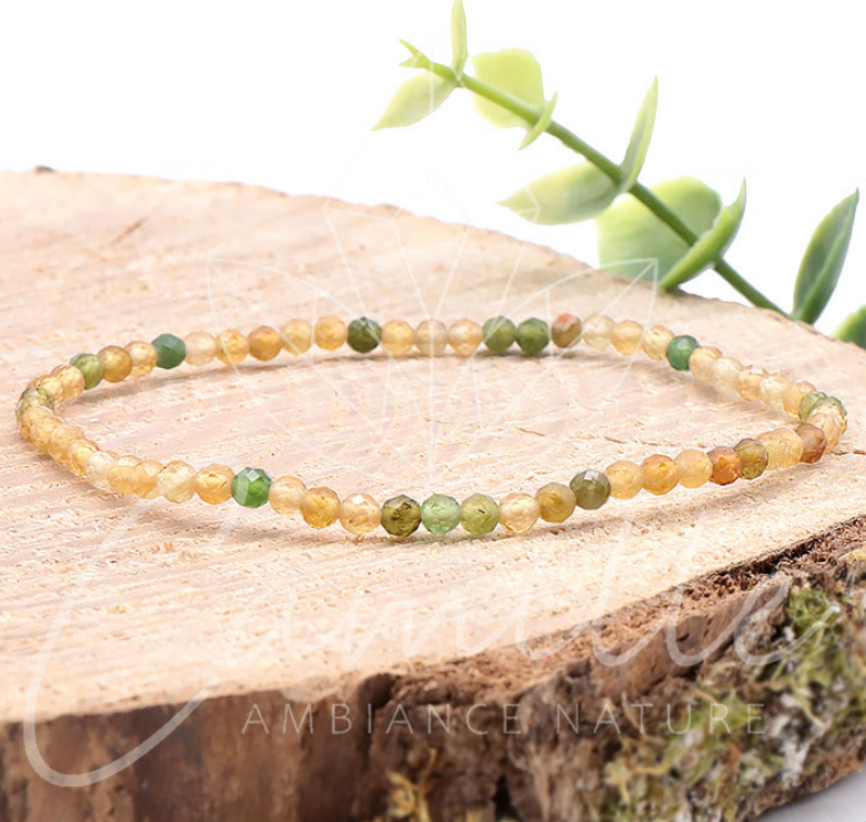 bracelet tourmaline verte